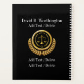 法律/法律/弁護士 – 戻る – プランナー (裏面)