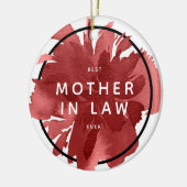 法最高のの賜物に現パーソナライズされたれる姑 セラミックオーナメント (左)