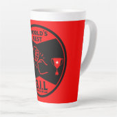 法最高の弟 カフェラテマグ (右アングル)