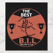 法最高の弟 ワインラベル (シングルラベル)