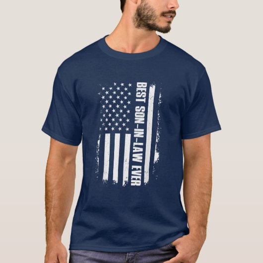 法最高の律上の息子のアメリカ国旗のヴィンテージ Tシャツ (正面)