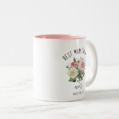 法最高の律上の母は常に2トンのコーヒーパーソナライズされたを ツートーンマグカップ (正面右)