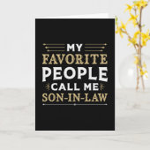 法最高の律息子のギフト素晴らし誇りを持ったアイディア カード (黄色い花)