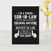 法最高の律息子フリーギフト誇りを持ったアイディア カード (黄色い花)