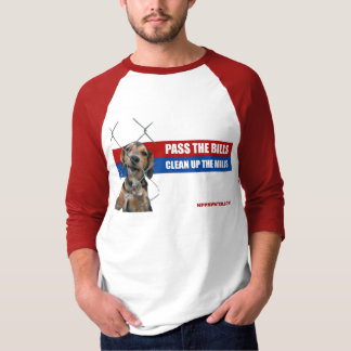 法案を可決しますか、または製造所を3/4本の袖きれいにして下さい Tシャツ