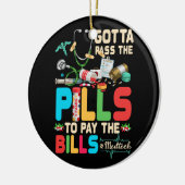 法案を支払うために薬を渡す必要があるMed Tech Stet セラミックオーナメント (左)