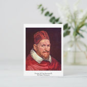 法王のポートレートX.バイディエゴベラスケス ポストカード (スタンド正面)