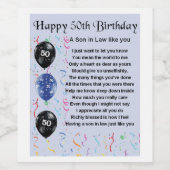 法王の息子ボトルラベル50誕生日 ワインラベル (シングルラベル)