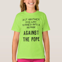 法王を嫌う魔法の犬のシャツ