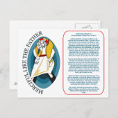 法王フランシスの祈りの言葉ジュビリー ポストカード (正面/裏面)