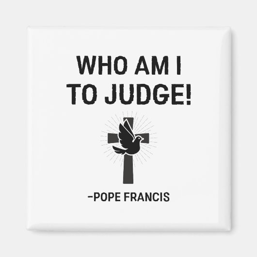 法王フランシス私が判断する マグネット (正面)