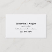 法的しっかりしたビジネス、3.5"はx 2.0"、100、白い詰まります 名刺 (裏面)