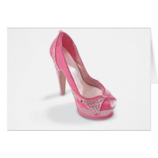 法的にピンクの靴