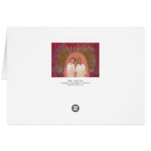 法的にレズビアンの陽気な結婚式の民芸の絵画を結婚して下さい (裏面横)