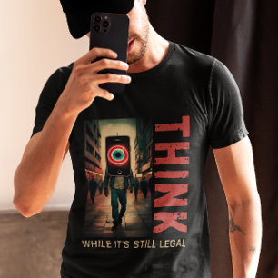 法的に考える 反グローバリスト 禁止 Tシャツ