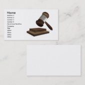 法的またはオークションの名刺 名刺 (正面/裏面)