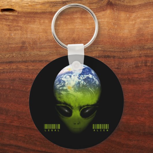 法的エイリアン キーホルダー (正面)