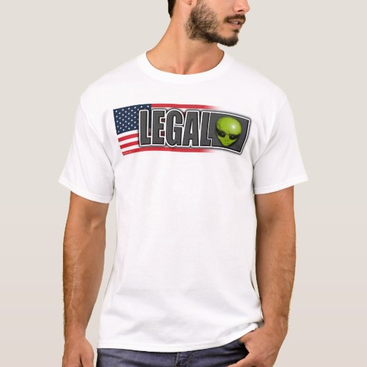 法的エイリアン Tシャツ (正面)