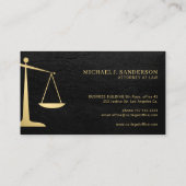 法的プロフェッショナル弁護士 名刺 (裏面)