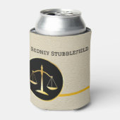 法的プロフェッショナル弁護士、警察パーソナライズされた 缶クーラー (缶正面)