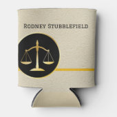 法的プロフェッショナル弁護士、警察パーソナライズされた 缶クーラー (正面)