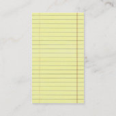 法的メモ帳 名刺 (裏面)