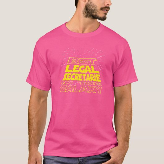 法的秘書クール銀河系業務 Tシャツ (正面)