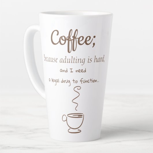 法的薬物 カフェラテマグ (左アングル)