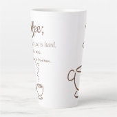 法的薬物 カフェラテマグ (正面)