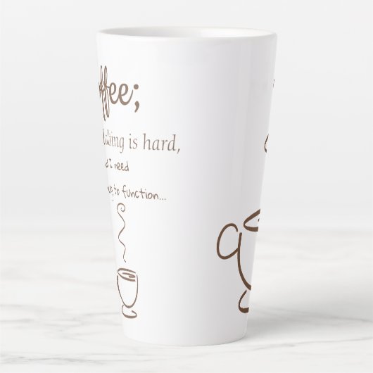 法的薬物 カフェラテマグ (正面)