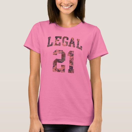 法的21おもしろいな誕生日 Tシャツ (正面)