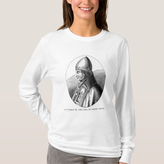 法皇のグレゴリーポートレートIX Tシャツ (正面)