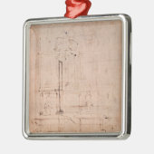 法皇のジュリアス墓のためにIIを設計して下さい メタルオーナメント (左)