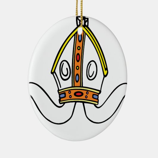 法皇の帽子 セラミックオーナメント (右)