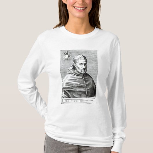 法皇のPiusポートレートIV 1559年 Tシャツ (正面)