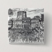 法皇のPius祝福V 缶バッジ (正面)