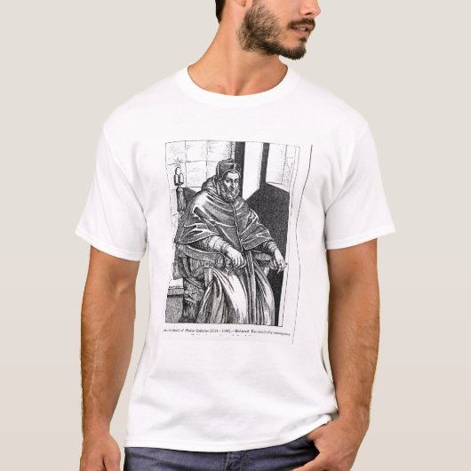 法皇のSixtusポートレートV Tシャツ (正面)