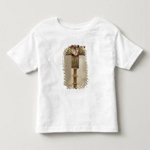 法皇のUrban V 1368-78年Reliquaryの十字 トドラーTシャツ