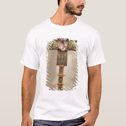 法皇のUrban V 1368-78年Reliquaryの十字 Tシャツ (正面)