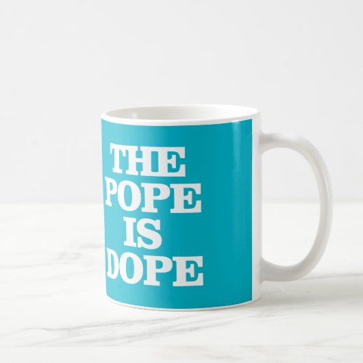 法皇IS DOPEのコーヒー・マグ コーヒーマグカップ (右)