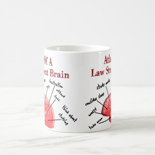法科の学生の頭脳の地図書 コーヒーマグカップ (中央)