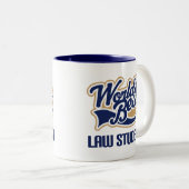 法科の学生(世界のベスト)のためのギフトのアイディア ツートーンマグカップ (正面右)