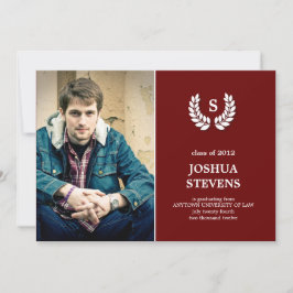 法科リース法卒業写真招待状 招待状