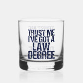 法科卒おもしろい業弁護士 ウイスキーグラス (裏面)