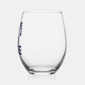 法科卒おもしろい業弁護士 ステムなしワイングラス (左)