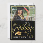 法科卒業の規模 案内状 (正面)