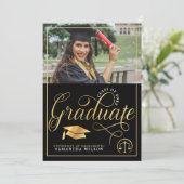 法科卒業の規模 案内状 (スタンド正面)