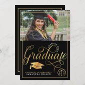 法科卒業の規模 案内状 (正面/裏面)