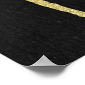 法科卒業エレガントパーティー歓迎サイン ポスター (角)