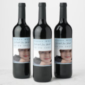 法科卒業党を卒業した人物を推察する ワインラベル (ボトル)